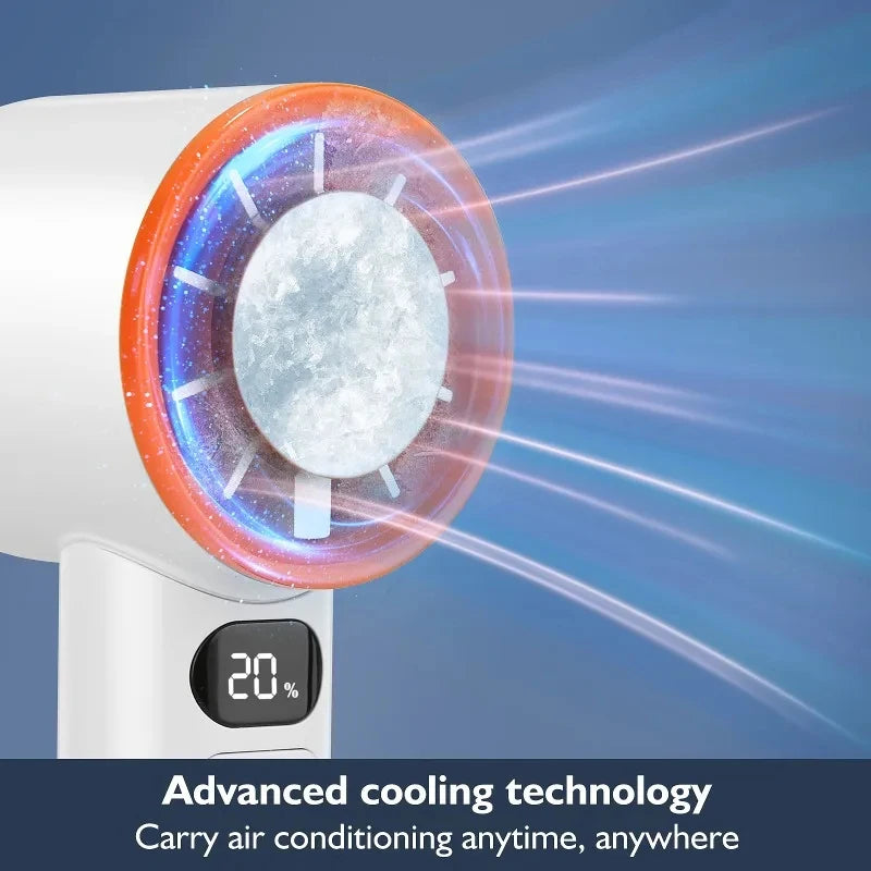 Xiaomi Mini Handheld Fan 120 Speed Portable Desktop Fans Instant Cooling with Ice Mode Rechargeable Stylish Fan for Women New