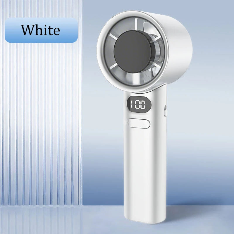 Xiaomi Mini Handheld Fan 120 Speed Portable Desktop Fans Instant Cooling with Ice Mode Rechargeable Stylish Fan for Women New