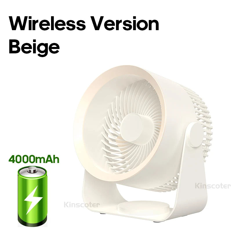 Multifunctional Electric Fan Circulator Wireless Portable Home Quiet Ventilator Desktop Wall Ceiling Fan Air Cooler