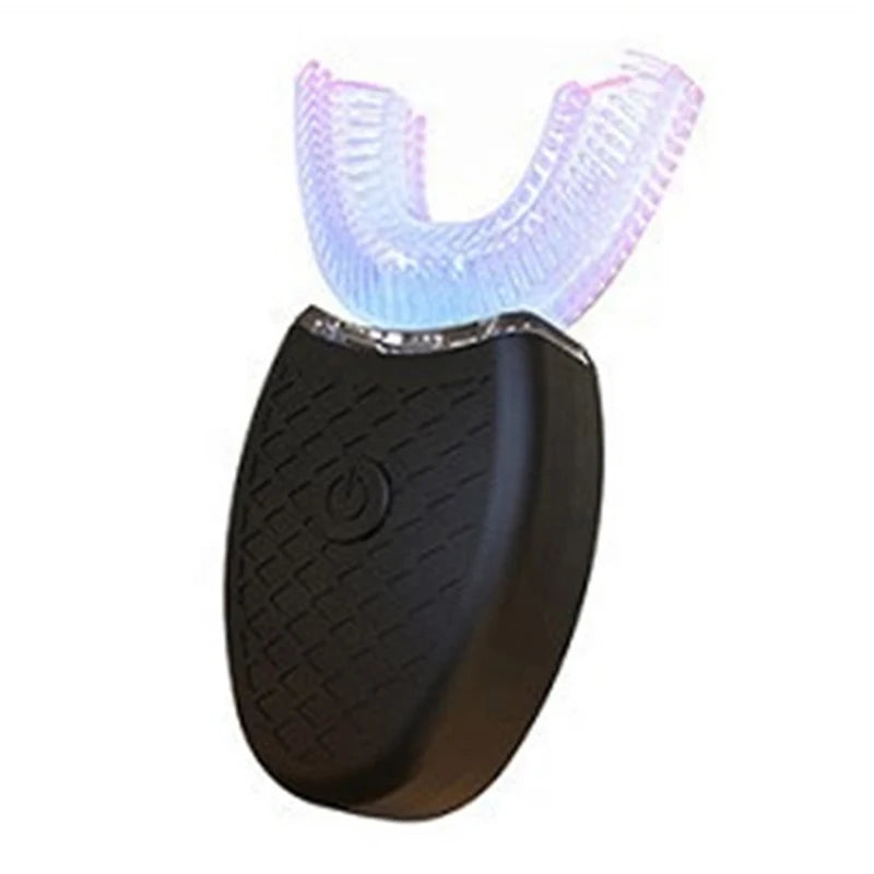High Quality Travel Portable Waterproof Automatic U Shape Travel Food Grade Silicone Head Adults Kids Electric Toothbrush